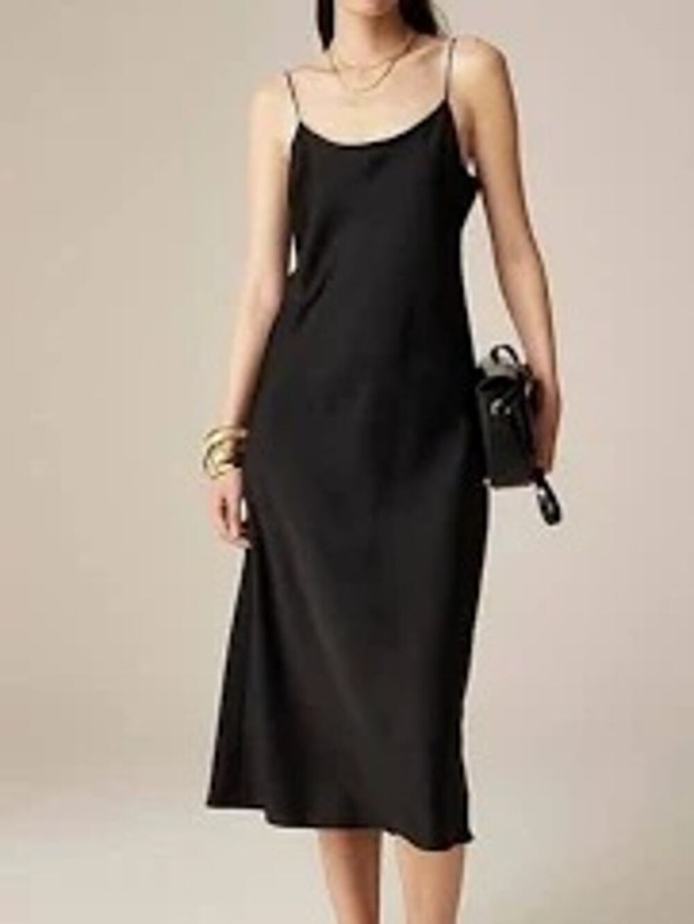 J Crew Womens 90s Style Slip Dress Cupro Gwyneth Parisian Capsule Minimalist 2